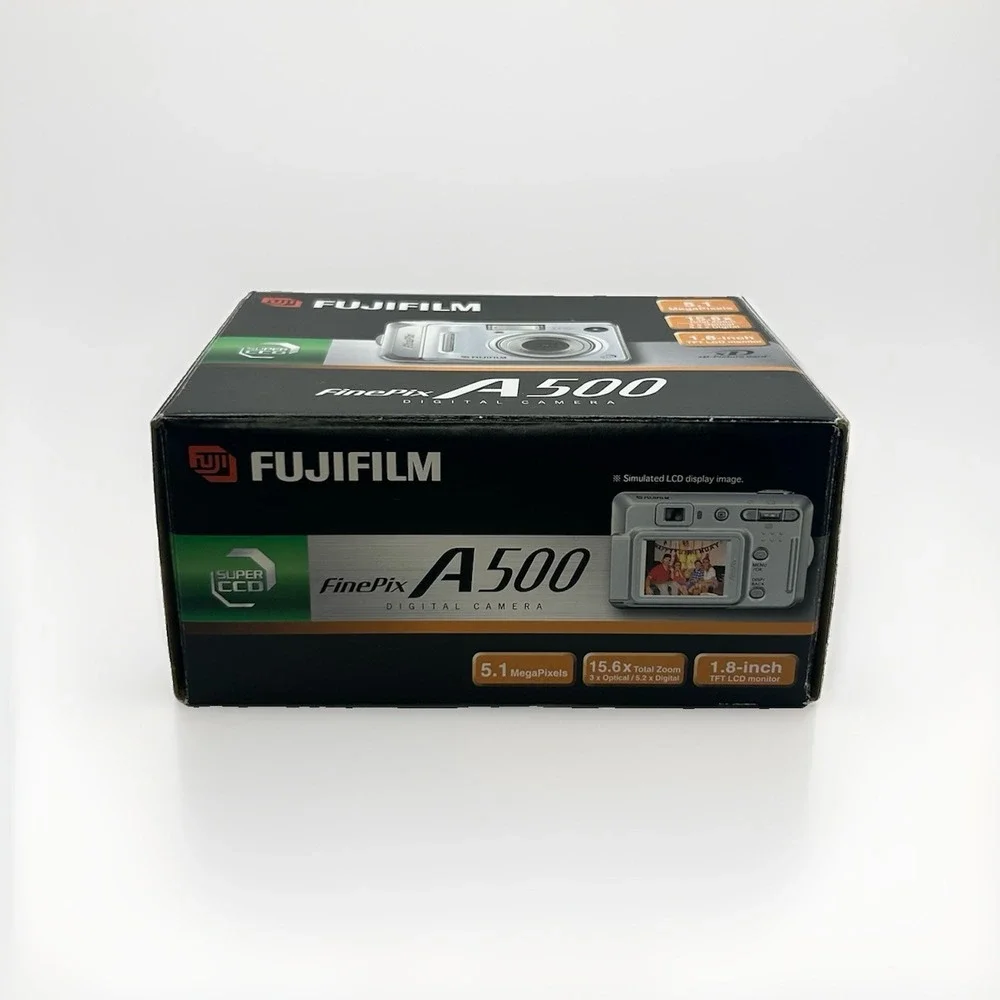Fujifilm FinePix A500 Digital Camera Tested Excellent Condition Waterproof Case